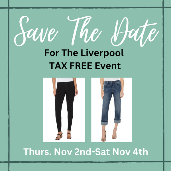 Liverpool TAX FREE Event* Thurs Nov 2nd - Sat Nov 4th, 2023