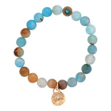 Load image into Gallery viewer, Semi Precious Stones Stretch Bracelet