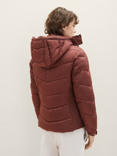 Load image into Gallery viewer, Tom Tailor Raisin Signature Puffer Jacket with Removeable Hood
