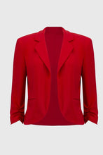 Load image into Gallery viewer, Joseph Ribkoff The Essential Blazer in Radiant Red