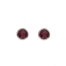 Load image into Gallery viewer, Rhodium Stud Earrings