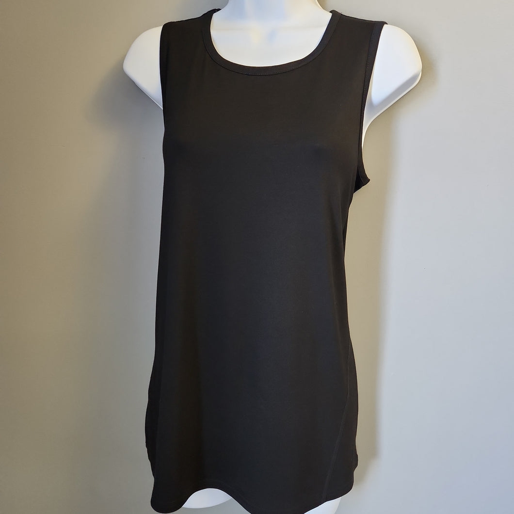 Orly Sleeveless Round Neck Tee in Black or Pink