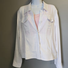 Load image into Gallery viewer, DKR &amp; Co White Linen/Cotton Jacket
