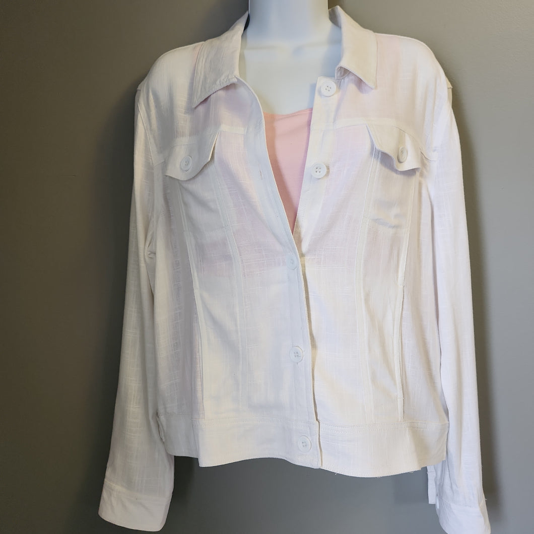DKR & Co White Linen/Cotton Jacket