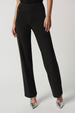 Load image into Gallery viewer, Joseph Ribkoff Black Wide-Leg Pull-On Pants
