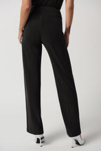 Load image into Gallery viewer, Joseph Ribkoff Black Wide-Leg Pull-On Pants
