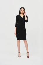 Load image into Gallery viewer, Joseph Ribkoff Three-Quarter Sleeve Wrap Dress
