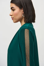 Load image into Gallery viewer, Joseph Ribkoff Absolute Green 2 Piece Tunic Silky Knit Cover-Up and Cami Set