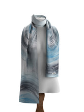 Load image into Gallery viewer, Dolcezza “Ripple Effect VI” Multi-Colour Print Scarf
