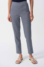 Load image into Gallery viewer, Joseph Ribkoff Jacquard Geometric Print Slim Fit Pants