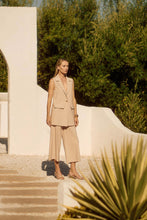 Load image into Gallery viewer, Joseph Ribkoff Lux Twill Pull-on Culotte Pants in Parchment