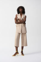 Load image into Gallery viewer, Joseph Ribkoff Lux Twill Pull-on Culotte Pants in Parchment