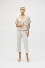 Load image into Gallery viewer, Joseph Ribkoff Moonstone Nylon Hooded Short Sleeve Boxy Jacket