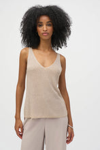 Load image into Gallery viewer, Joseph Ribkoff Metallic Knitted Camisole with Rhinestones
