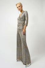Load image into Gallery viewer, Foiled Mélange Knit Wrap Top