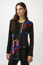 Load image into Gallery viewer, Silky Knit Geometric Print Straight Tunic
