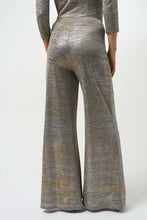 Load image into Gallery viewer, Foiled Melange Knit Wide-Leg Pants