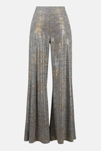 Load image into Gallery viewer, Foiled Melange Knit Wide-Leg Pants