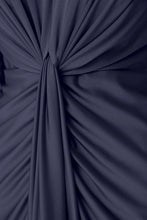 Load image into Gallery viewer, Signature | Satin Effect Knit Draped V-Neck Sheath Dress