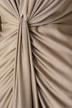 Load image into Gallery viewer, Signature | Satin Effect Knit Draped V-Neck Sheath Dress