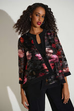 Load image into Gallery viewer, Signature | Organza & Silky Knit Floral Swing Jacket