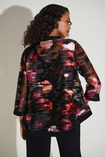 Load image into Gallery viewer, Signature | Organza & Silky Knit Floral Swing Jacket