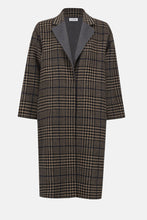 Load image into Gallery viewer, Joseph Ribkoff Wool Blend Plaid Double-Faced Coat