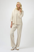 Load image into Gallery viewer, Pleated Scuba Crepe Wide-Leg Pants