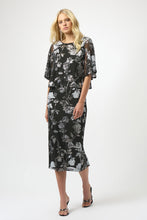 Load image into Gallery viewer, Sequin Embroidered Floral Print Pencil Skirt