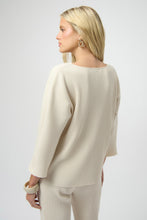 Load image into Gallery viewer, Pleated Scuba Crepe Boxy Top