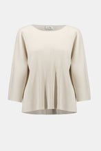 Load image into Gallery viewer, Pleated Scuba Crepe Boxy Top