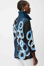 Load image into Gallery viewer, Satin And Mesh Soutache Jacket With Bell Sleeves