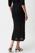 Load image into Gallery viewer, Cotton Blend Open Stitch Pencil Skirt