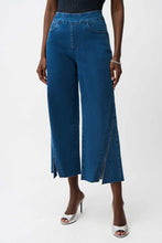 Load image into Gallery viewer, Culotte Jeans With Rhinestones