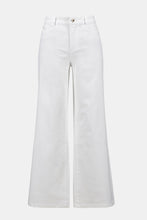 Load image into Gallery viewer, Joseph Ribkoff White Goldie Classic Wide-Leg Stretch Jeans