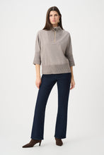 Load image into Gallery viewer, Brushed Viscose And Nylon Funnel-Neck Sweater