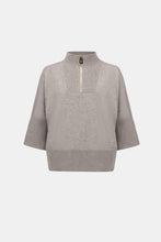 Load image into Gallery viewer, Brushed Viscose And Nylon Funnel-Neck Sweater