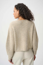 Load image into Gallery viewer, Sweater Knit Sequined Boxy Crewneck Cardigan