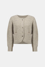 Load image into Gallery viewer, Sweater Knit Sequined Boxy Crewneck Cardigan
