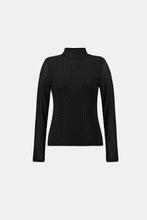 Load image into Gallery viewer, Rhinestone Mesh Long Sleeve Top