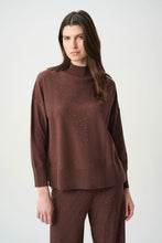Load image into Gallery viewer, Sequin Mock-Neck Sweater