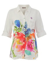 Load image into Gallery viewer, Spring Delight Button Front Print Shirt