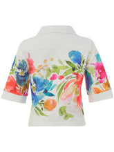 Load image into Gallery viewer, Spring Delight Zip Print Jacket
