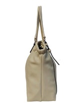 Load image into Gallery viewer, B.lush Cream Tote Bag with Back Pocket
