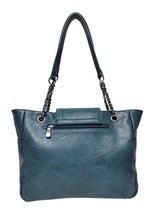Load image into Gallery viewer, B.lush Tote with Back Zipper Pocket in Aegean, Hunter Green or Purple