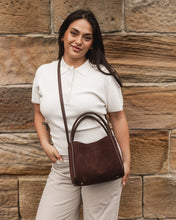 Load image into Gallery viewer, Steffie Suede Mini Tote Bag