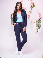 Load image into Gallery viewer, Elena Wang Navy Joggers with Pockets
