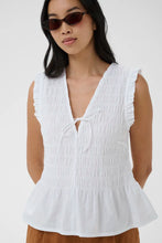 Load image into Gallery viewer, Borgny Sleeveless Shirred Shirt