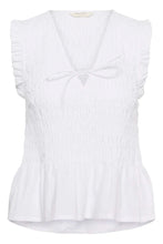 Load image into Gallery viewer, Borgny Sleeveless Shirred Shirt