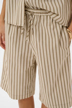 Load image into Gallery viewer, Blanca Striped Long Cotton Shorts